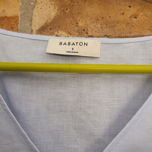 Babaton Aritzia top, size small, light blue - Picture 2 of 3